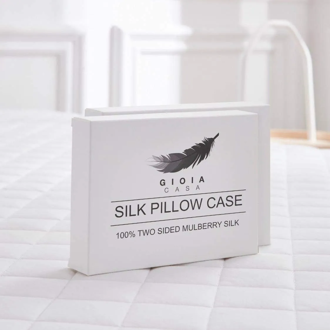 16 Momme Mulberry Silk Pillowcase 2 Pack for Skin & Hair