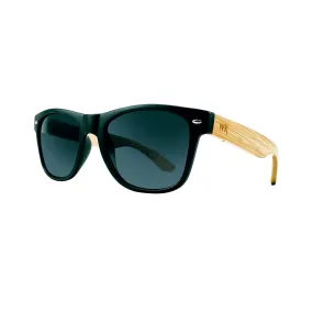 Bamboo Sunglasses Polarised for Men and Women - Black