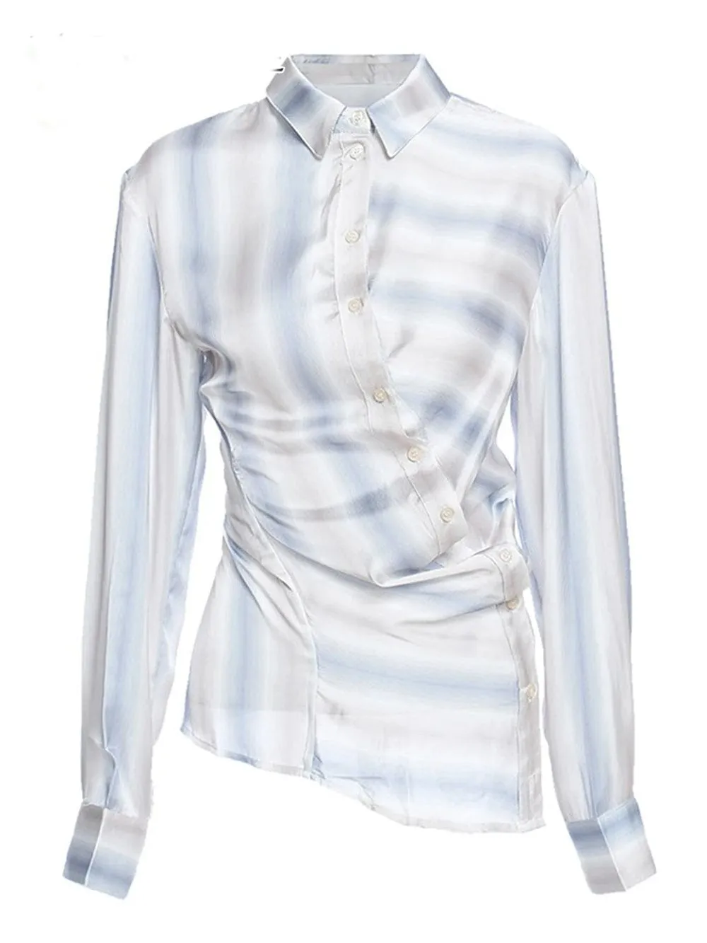 Burke Casual Colorblock Striped Shirt