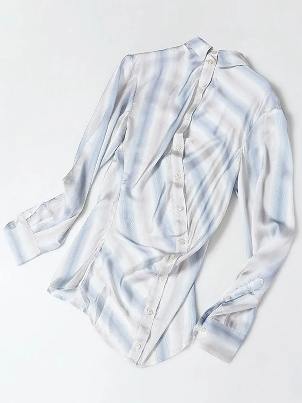 Burke Casual Colorblock Striped Shirt