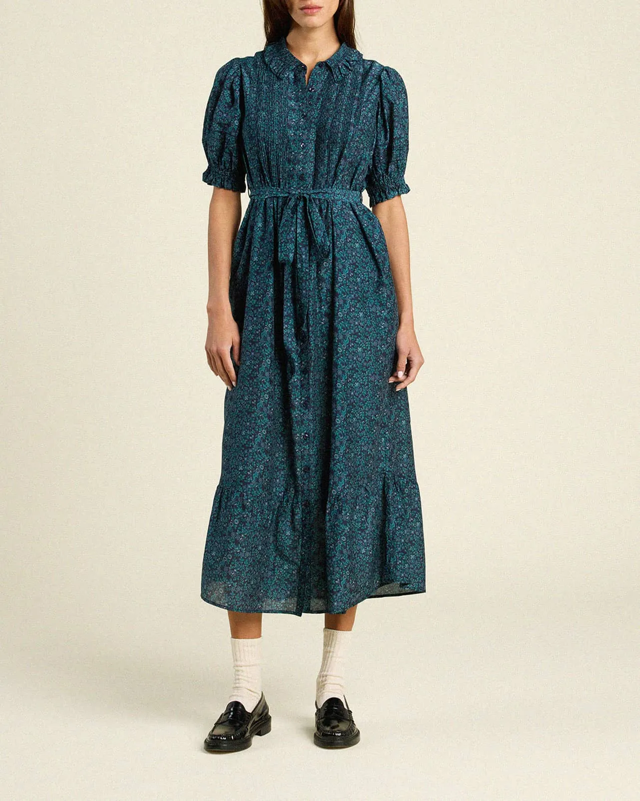 Camille Dress Blue Ridge Ditsy