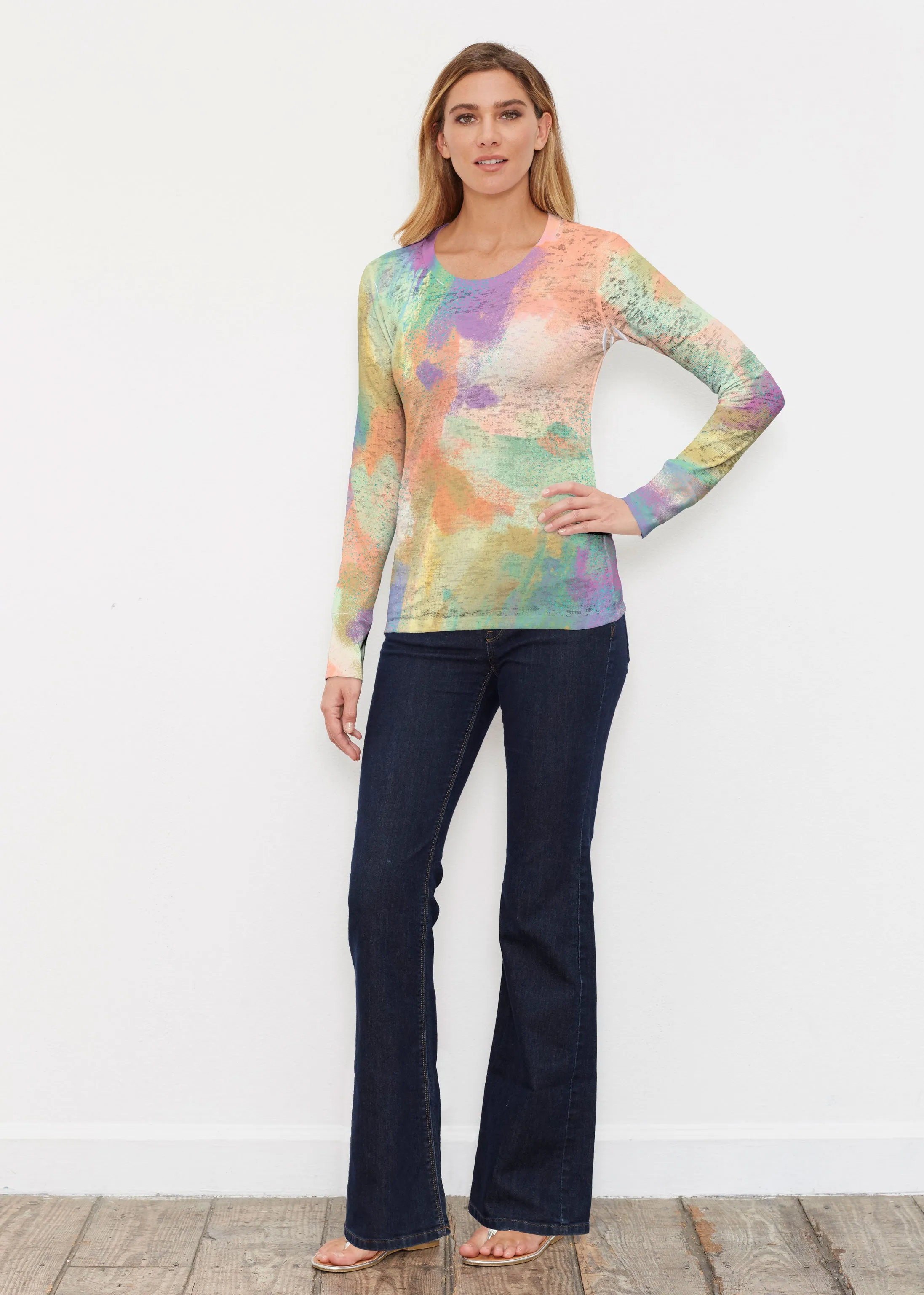 Chalk Of Dreams (17278) ~ Thermal Long Sleeve Crew Shirt