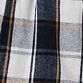 Checked Double Breasted Trench Coat