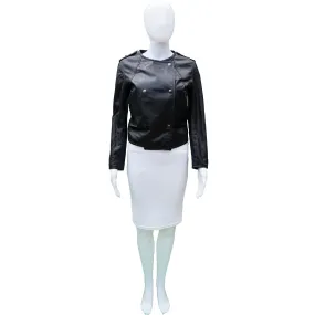 COP COPINE LEATHER BOMBER MOTO JACKET