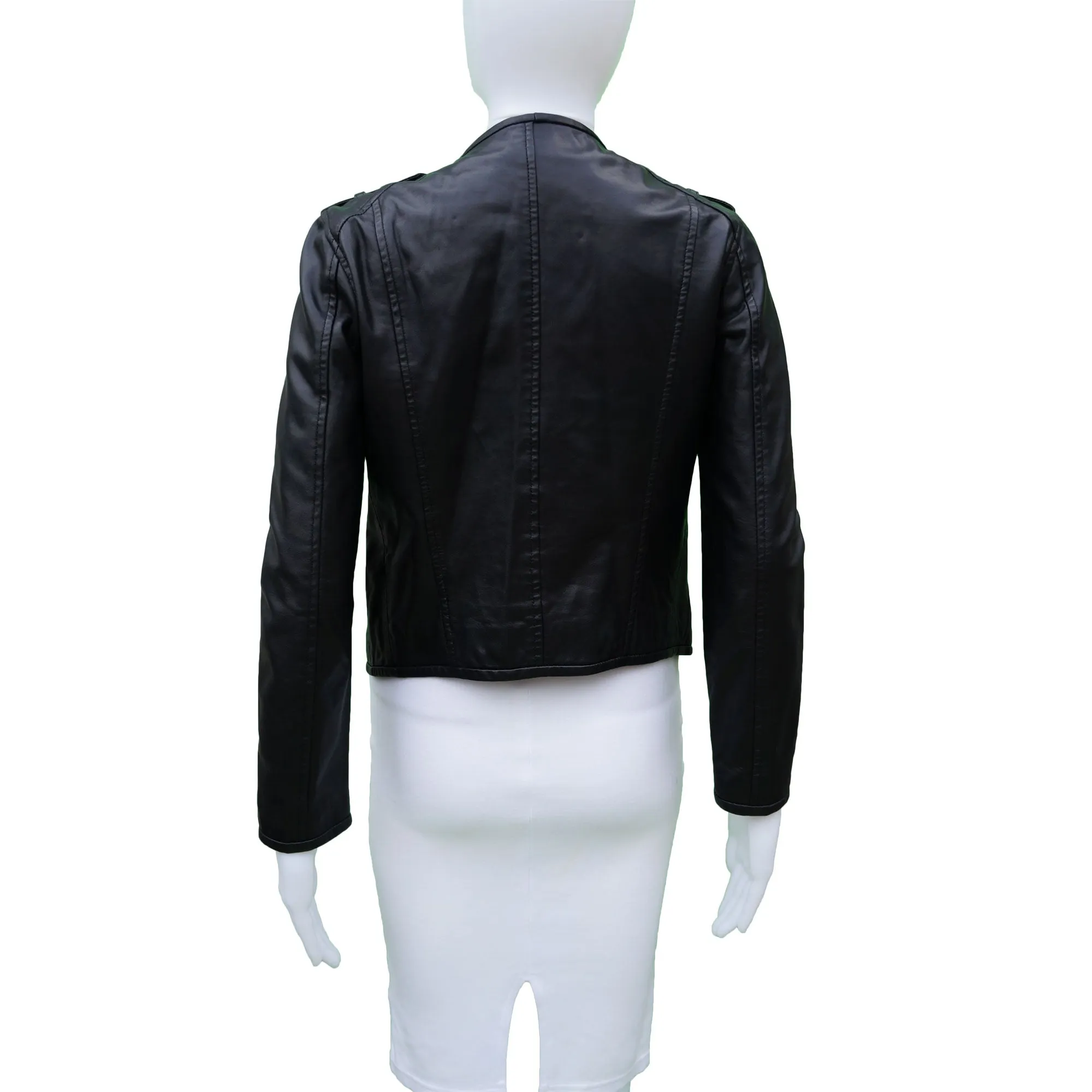 COP COPINE LEATHER BOMBER MOTO JACKET