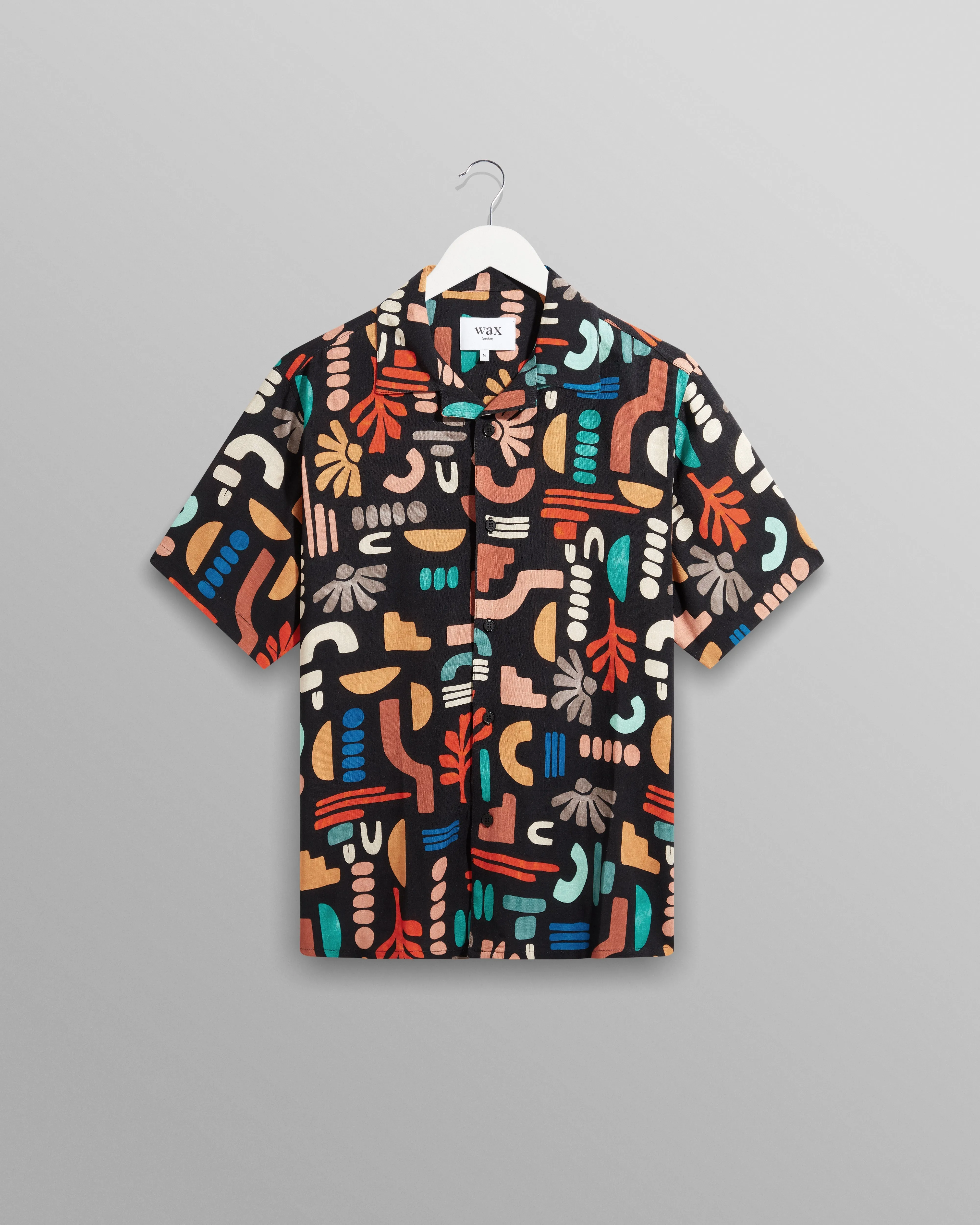 Didcot Shirt Black/Multi Block