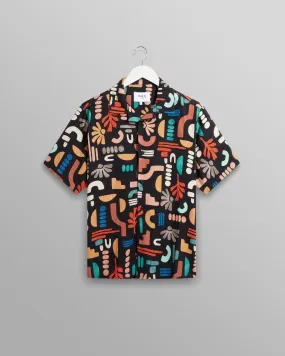 Didcot Shirt Black/Multi Block