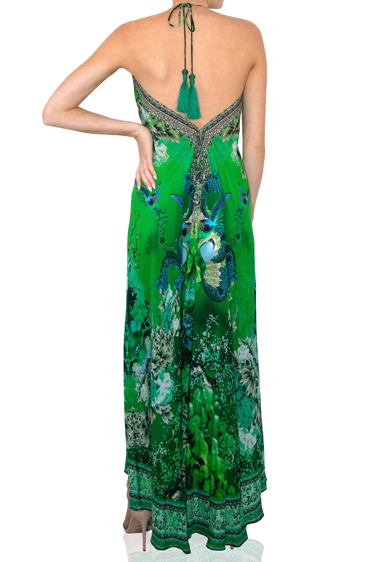 Green Maxi Dress for Women