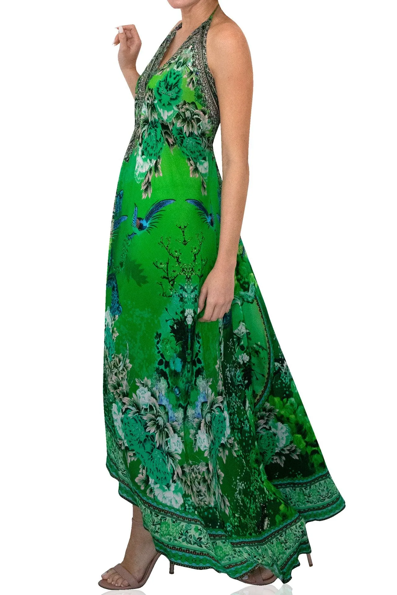 Green Maxi Dress for Women