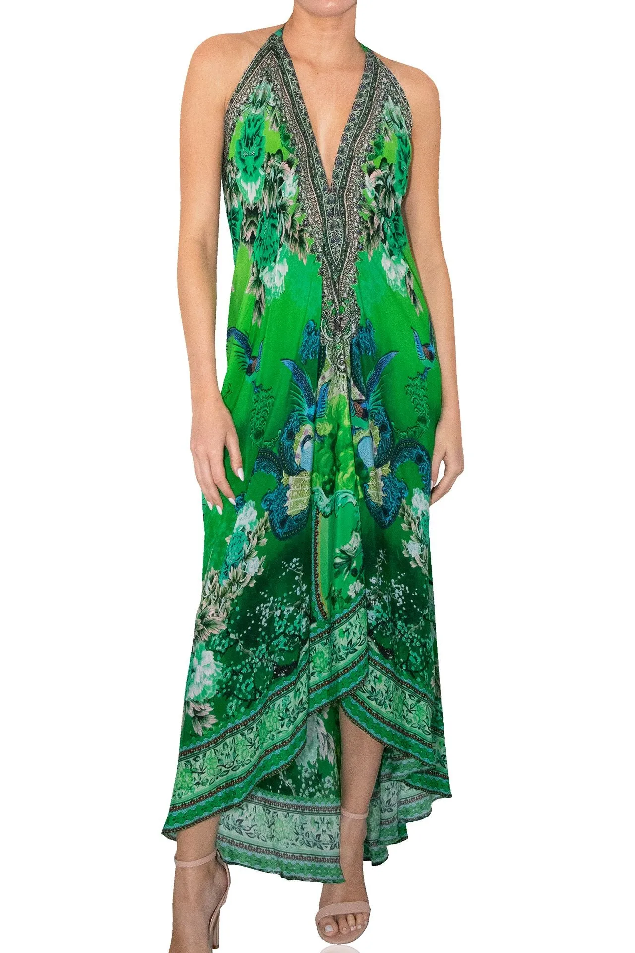 Green Maxi Dress for Women