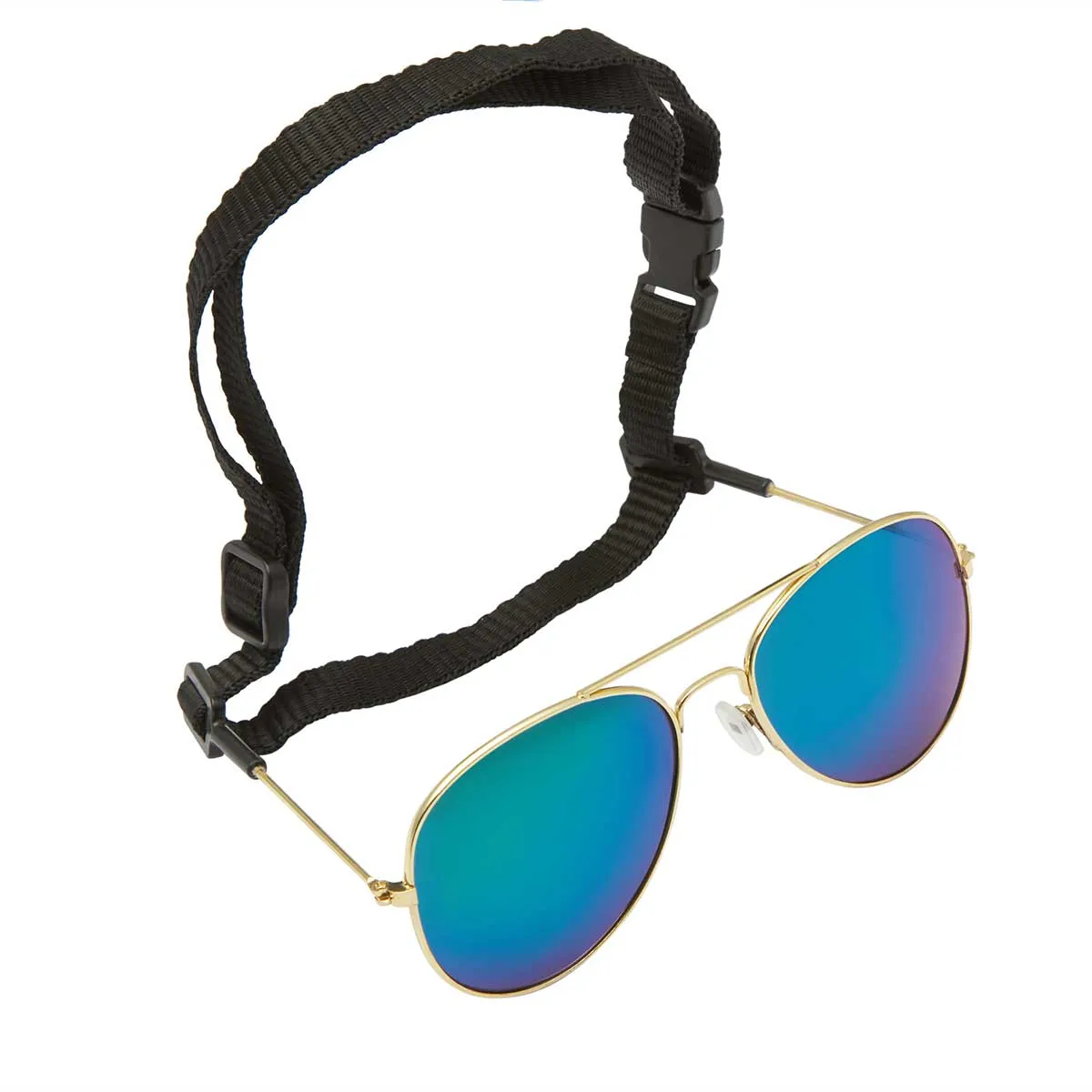 Lexi & Me Dog Sunglasses Aviator Black/Gold