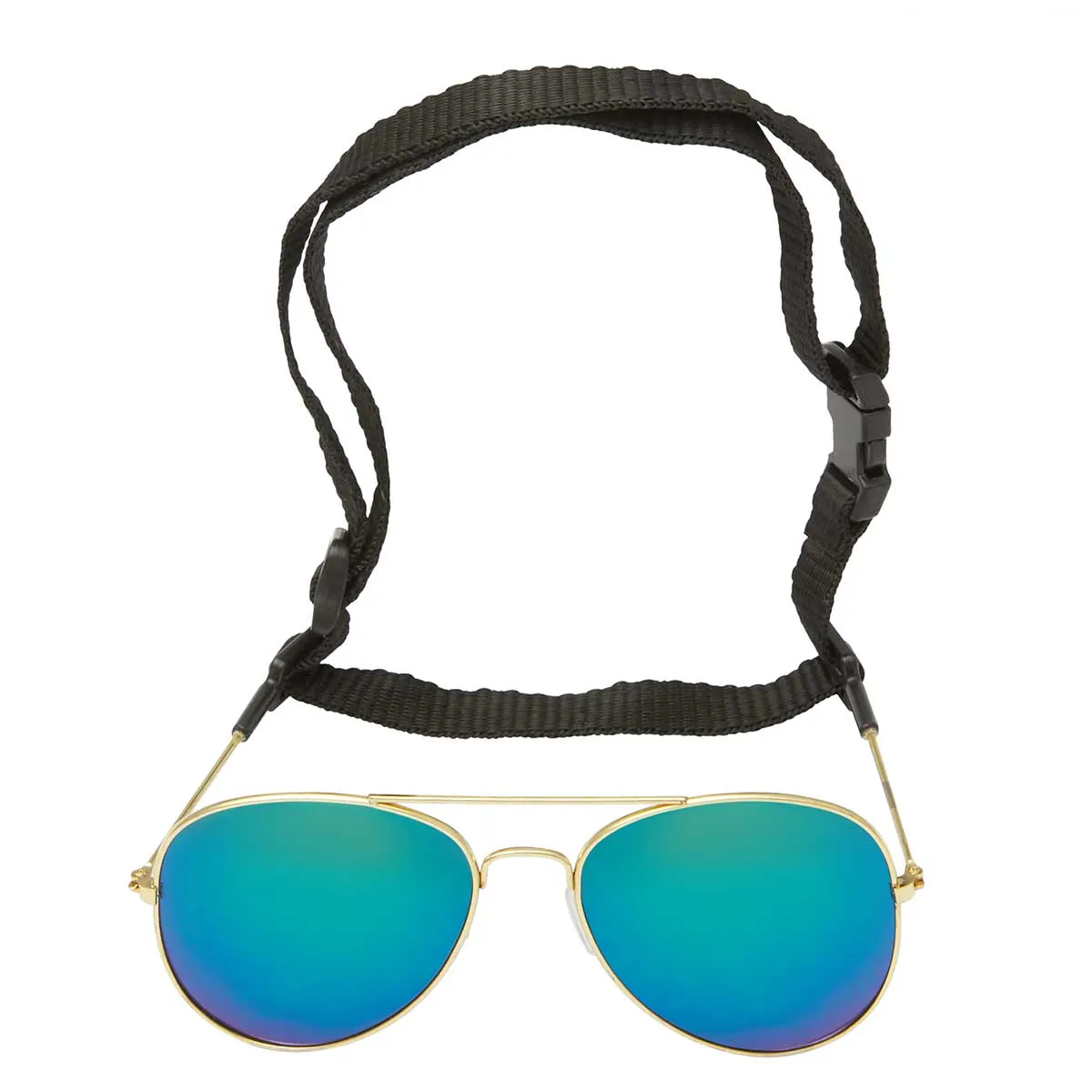 Lexi & Me Dog Sunglasses Aviator Black/Gold