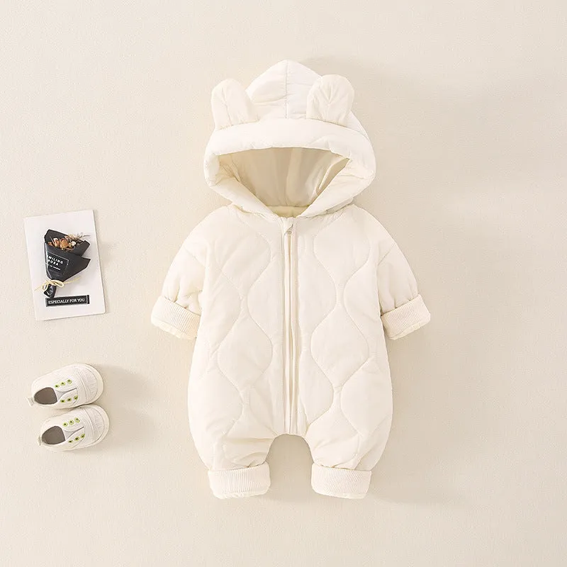 Little Gigglers World Baby Autumn Winter Rompers Thermal