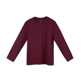Men's Base Long Sleeve Shirt - Mahogany