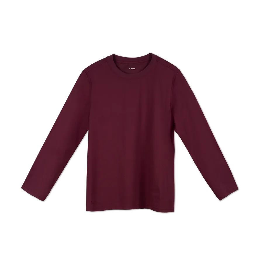 Men's Base Long Sleeve Shirt - Mahogany