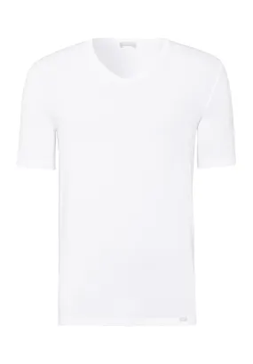 Natural Function V-Neck Tencel Fitted T-Shirt | White 73185-101