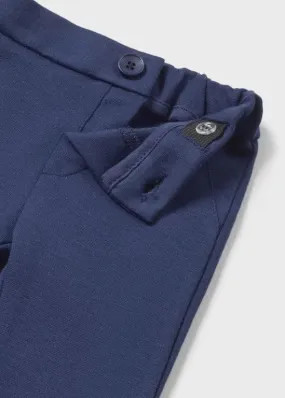 Navy Milano Stitch Trousers