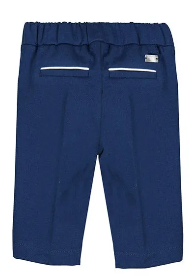 Navy Milano Stitch Trousers