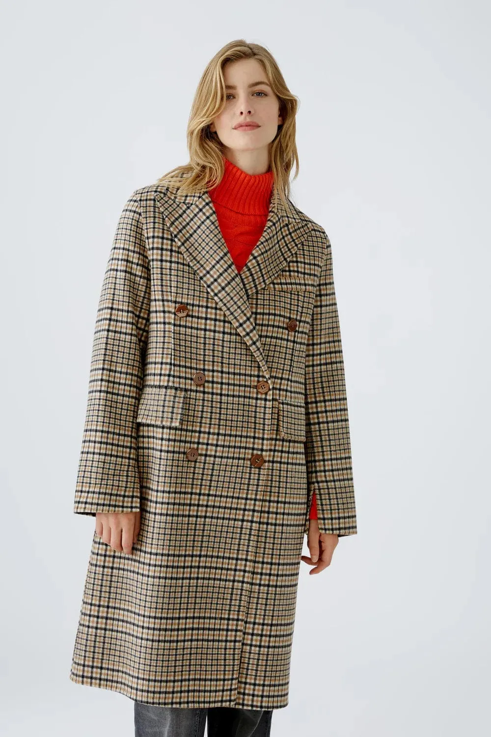 OUI FASHION - Manteau à Carreaux