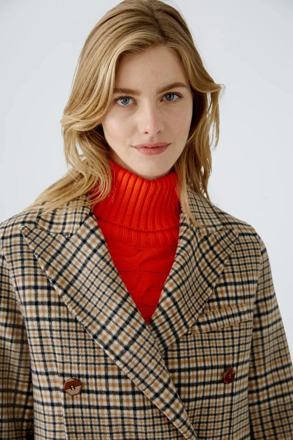 OUI FASHION - Manteau à Carreaux