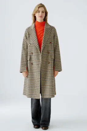 OUI FASHION - Manteau à Carreaux