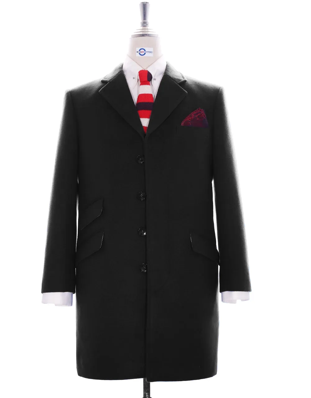 Overcoat Women's | Black Women's Long Coat