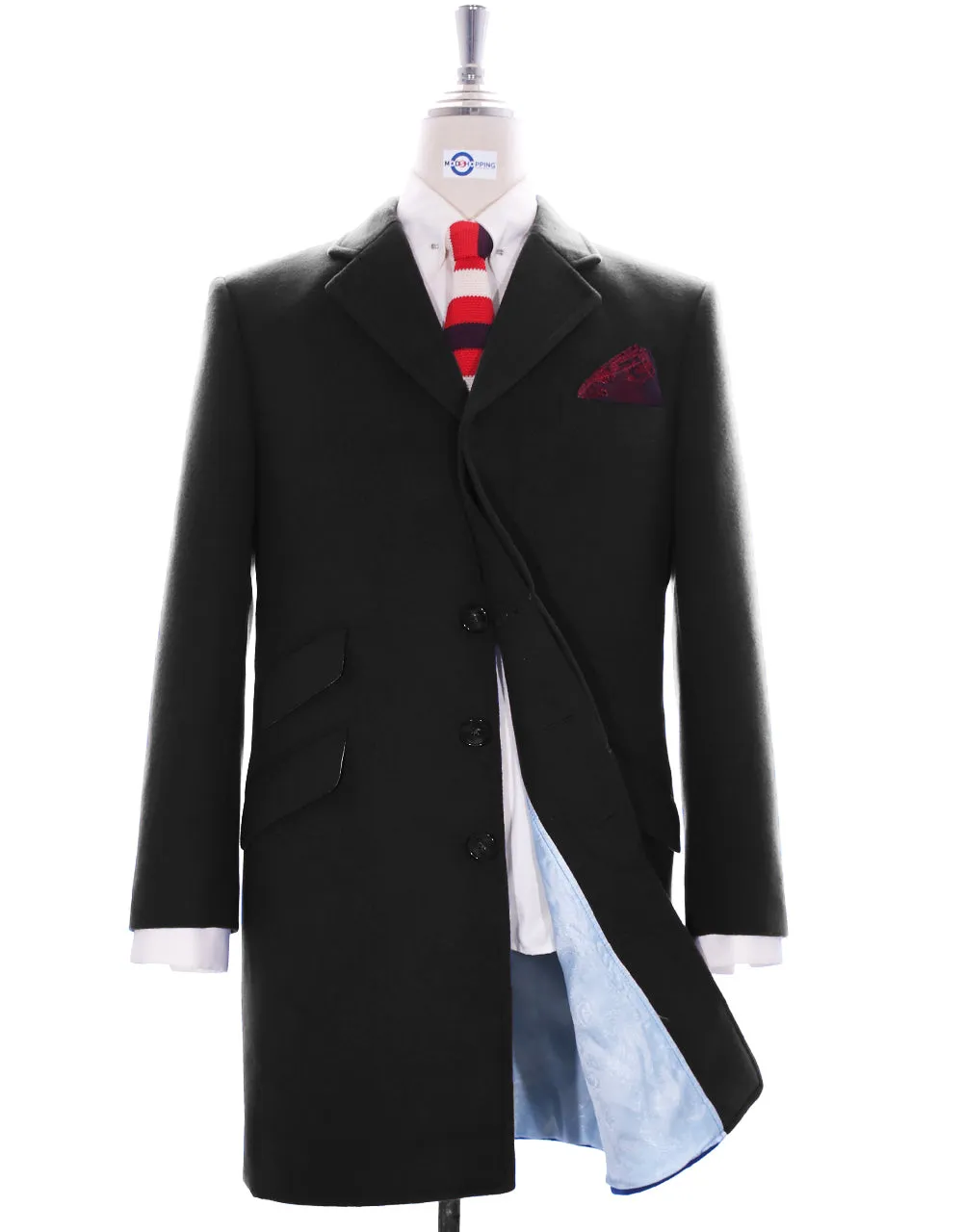 Overcoat Women's | Black Women's Long Coat