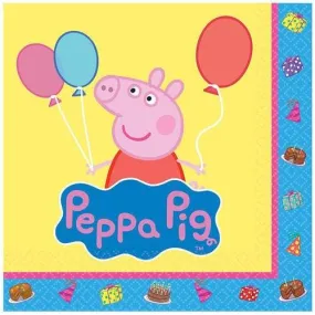 Peppa Pig - Beverage Napkins (16ct)