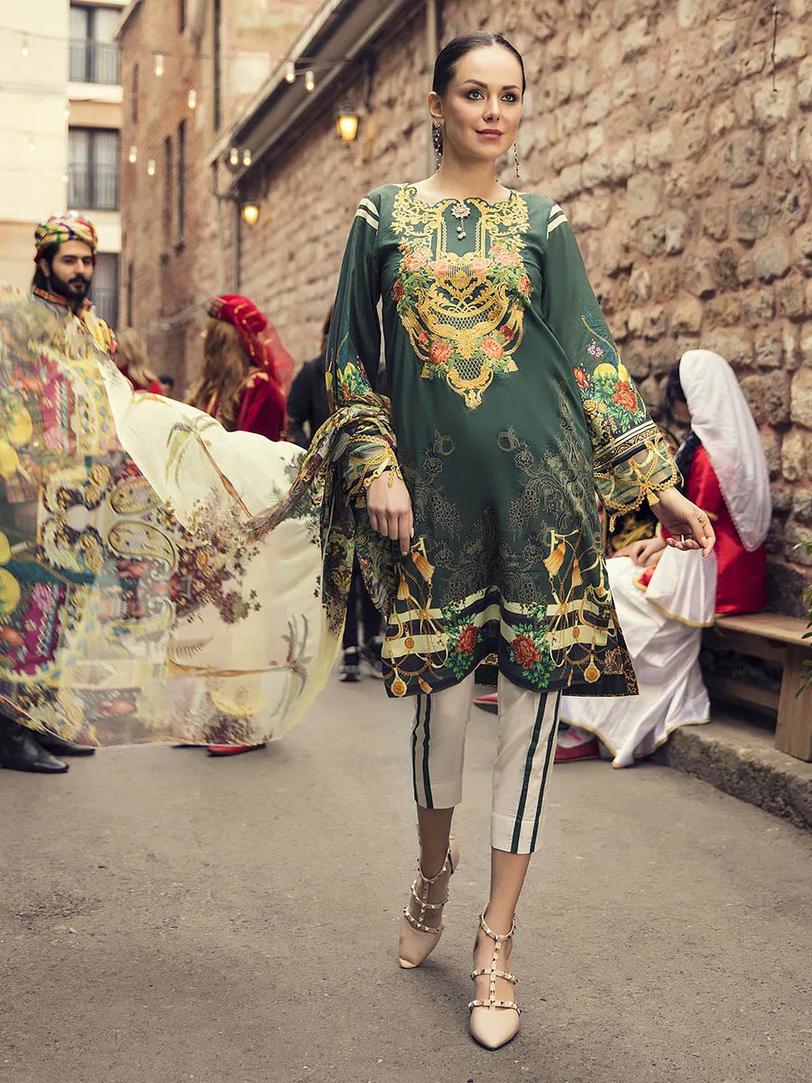 RajBari Luxury Lawn 2018 – 10B