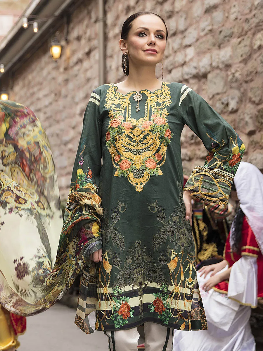 RajBari Luxury Lawn 2018 – 10B