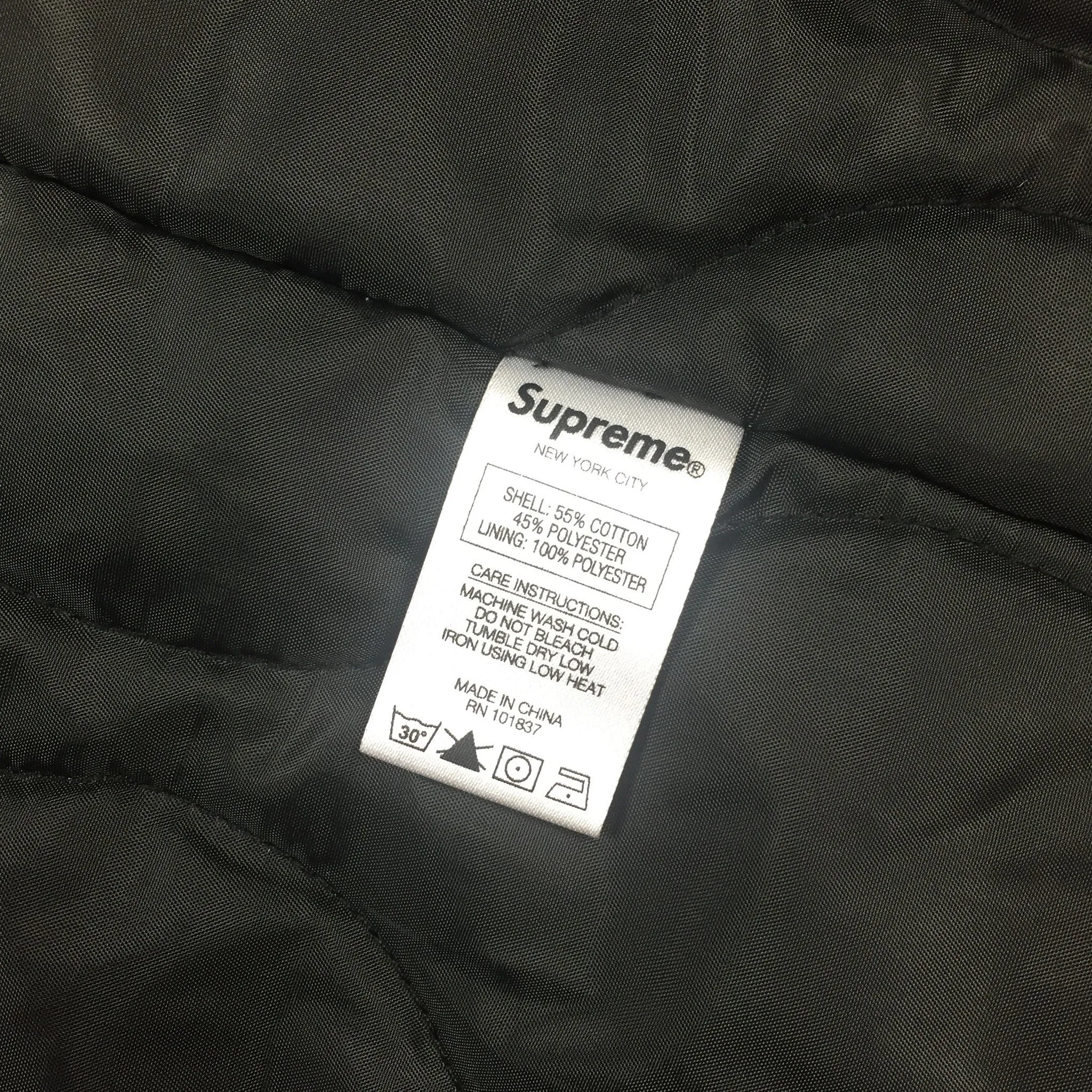 Supreme x Slayer - Black M-65 Eagle Jacket