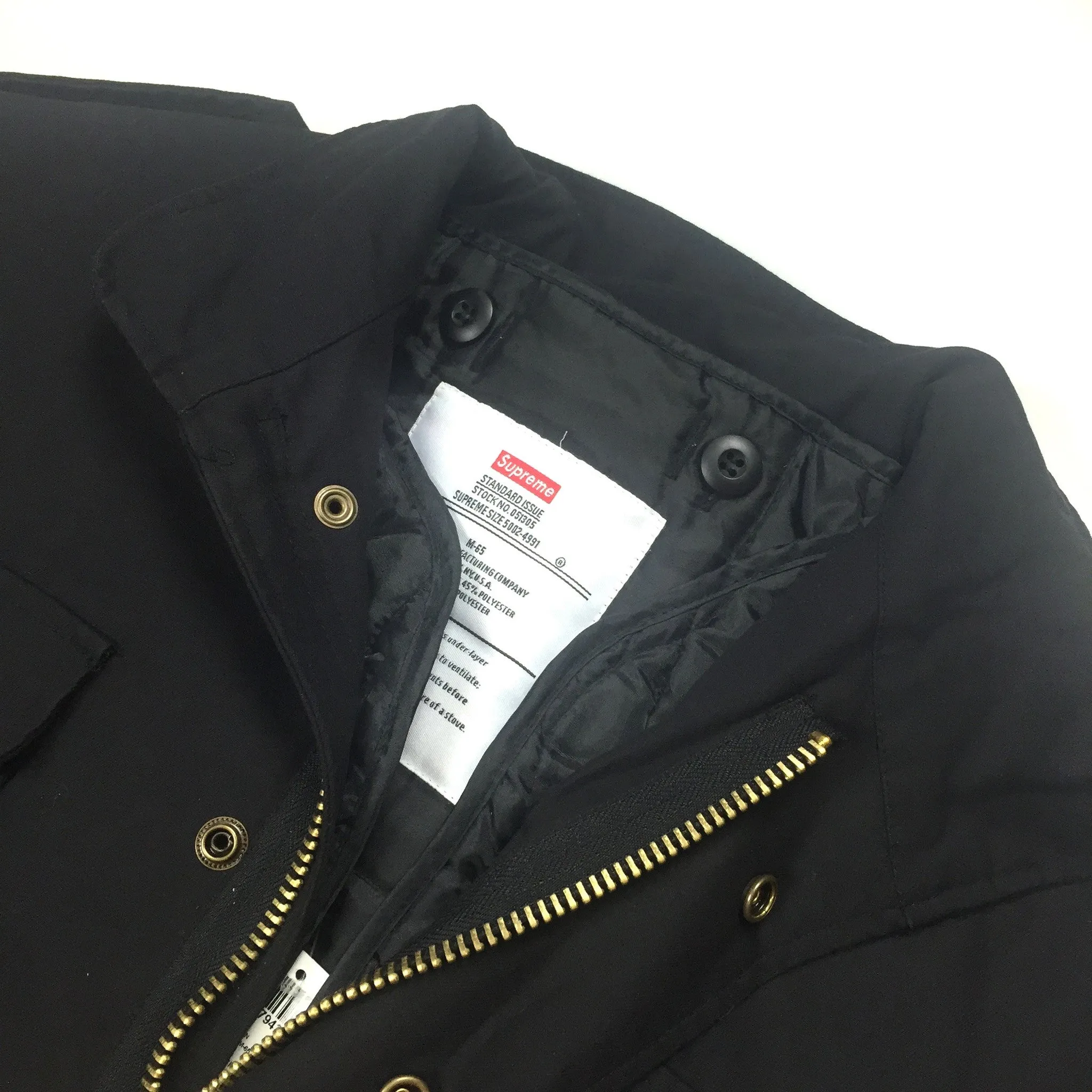 Supreme x Slayer - Black M-65 Eagle Jacket