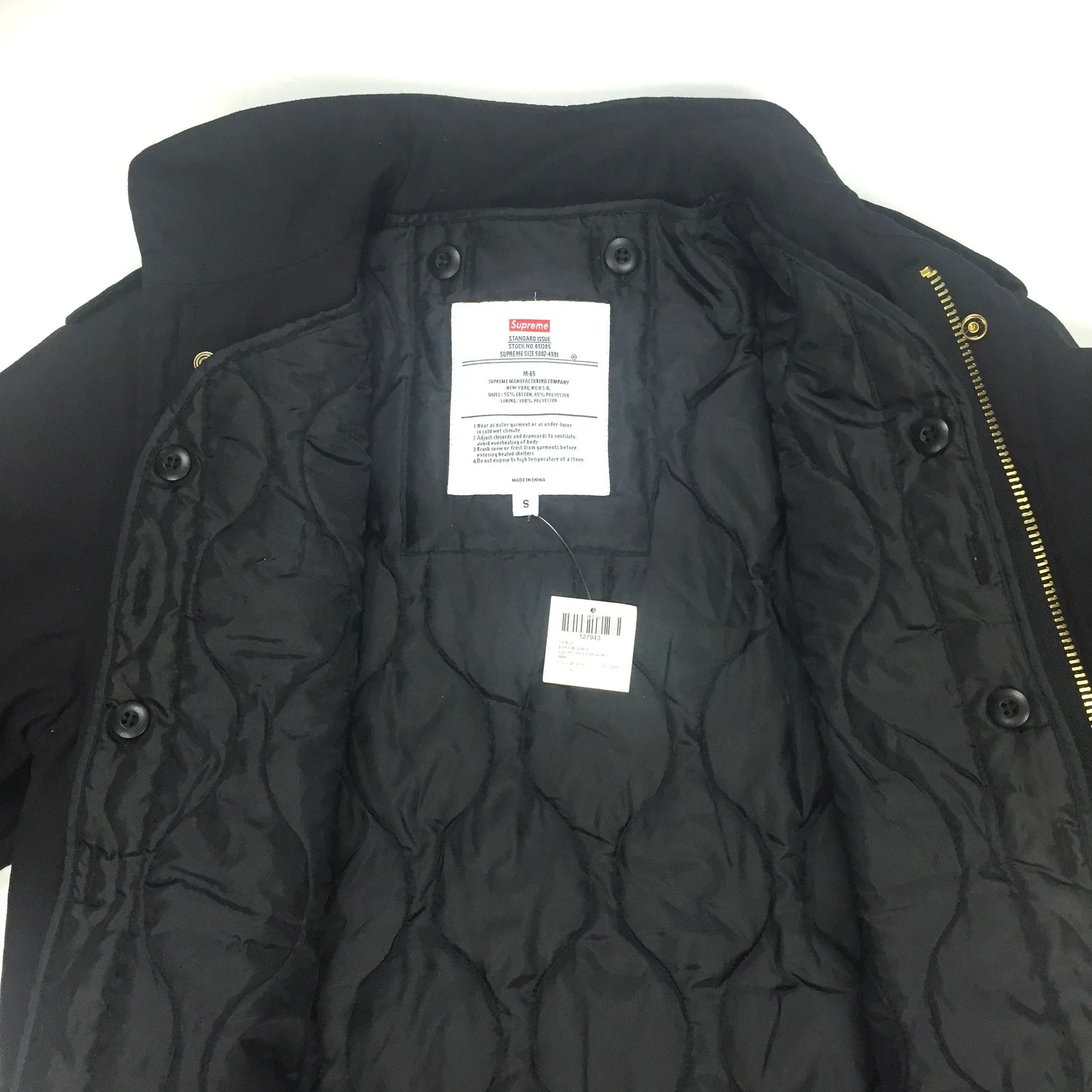 Supreme x Slayer - Black M-65 Eagle Jacket