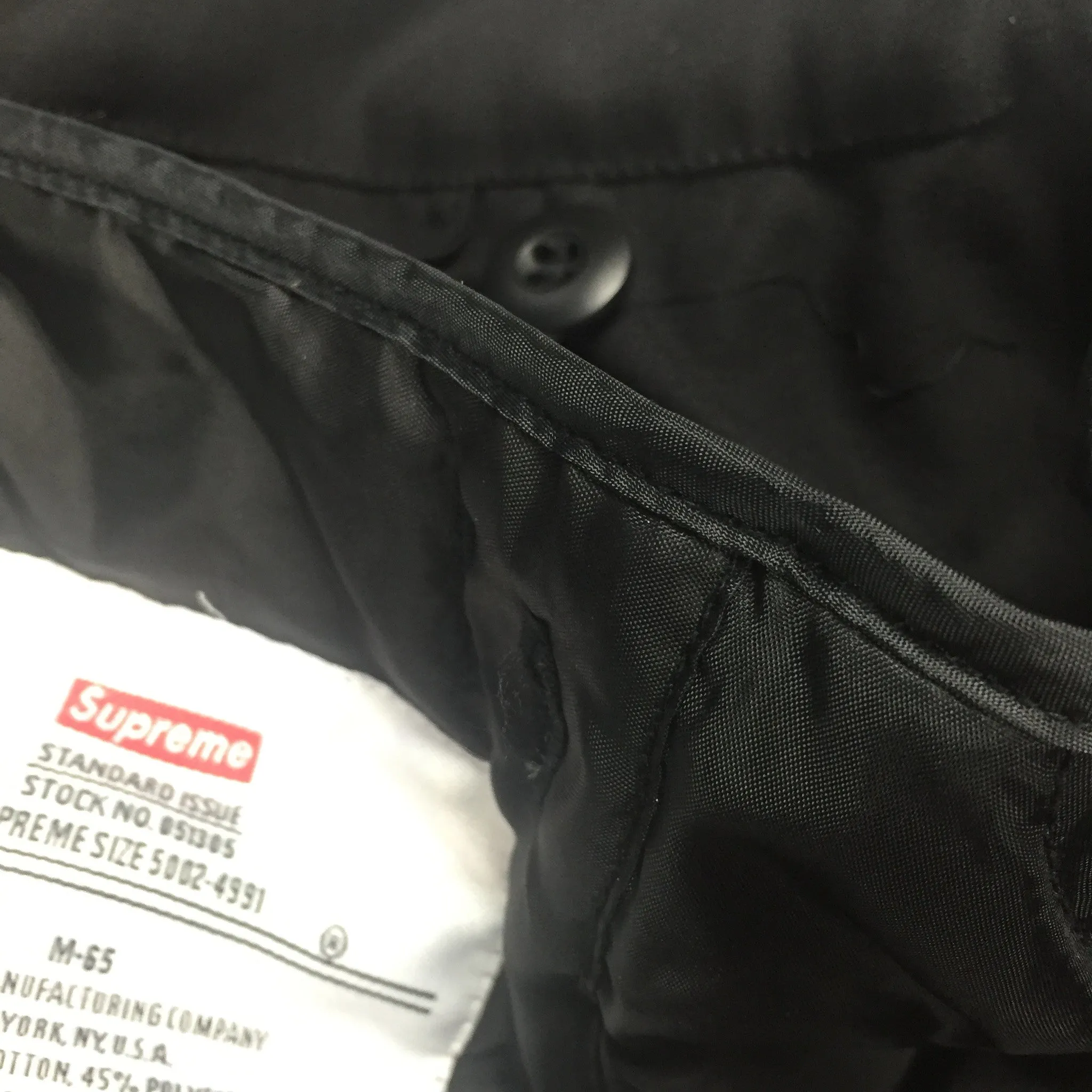 Supreme x Slayer - Black M-65 Eagle Jacket