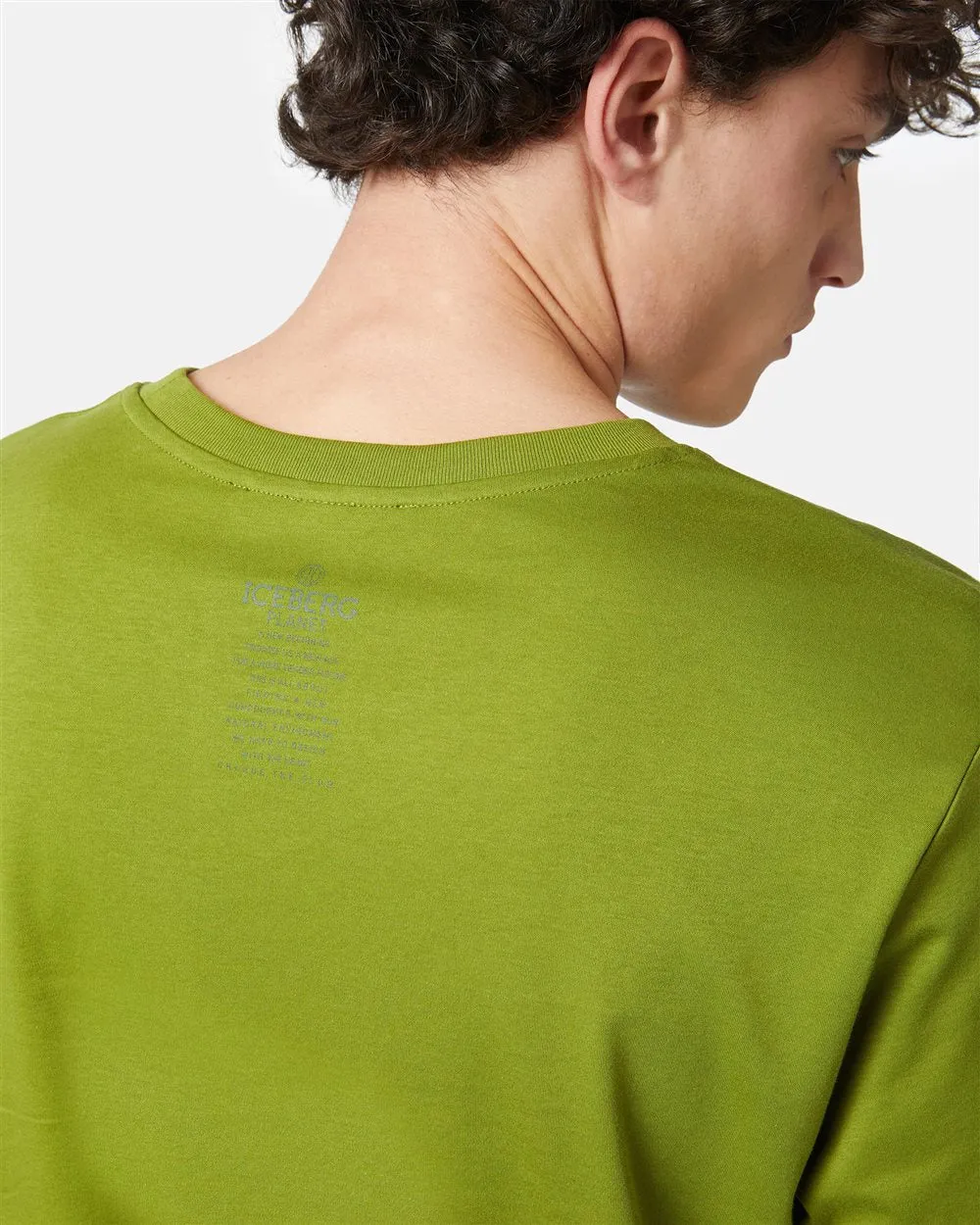 Sustainable cotton T-shirt (Green) - I24F02863075762