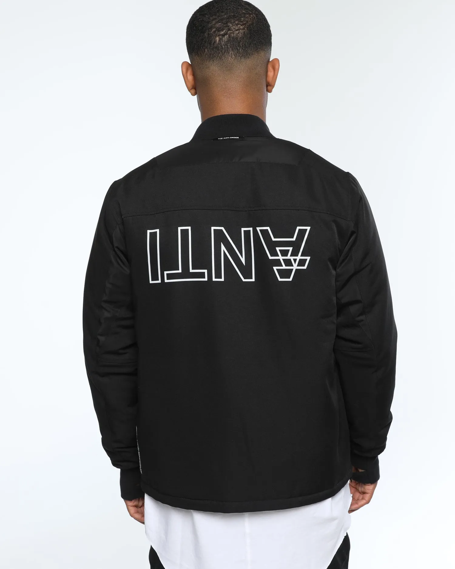 The Anti Order Non-Military Bomber Jacket Black/3M