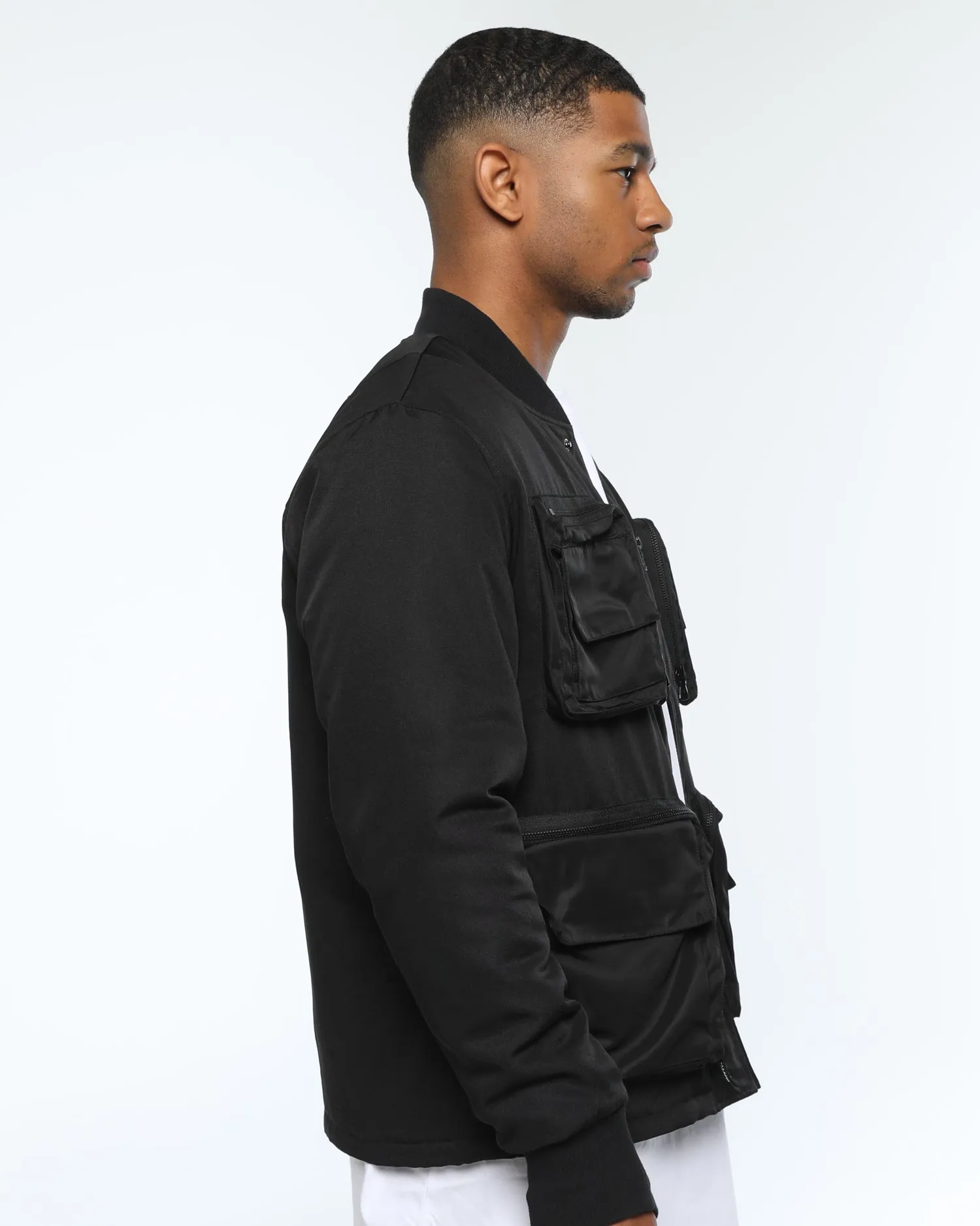 The Anti Order Non-Military Bomber Jacket Black/3M