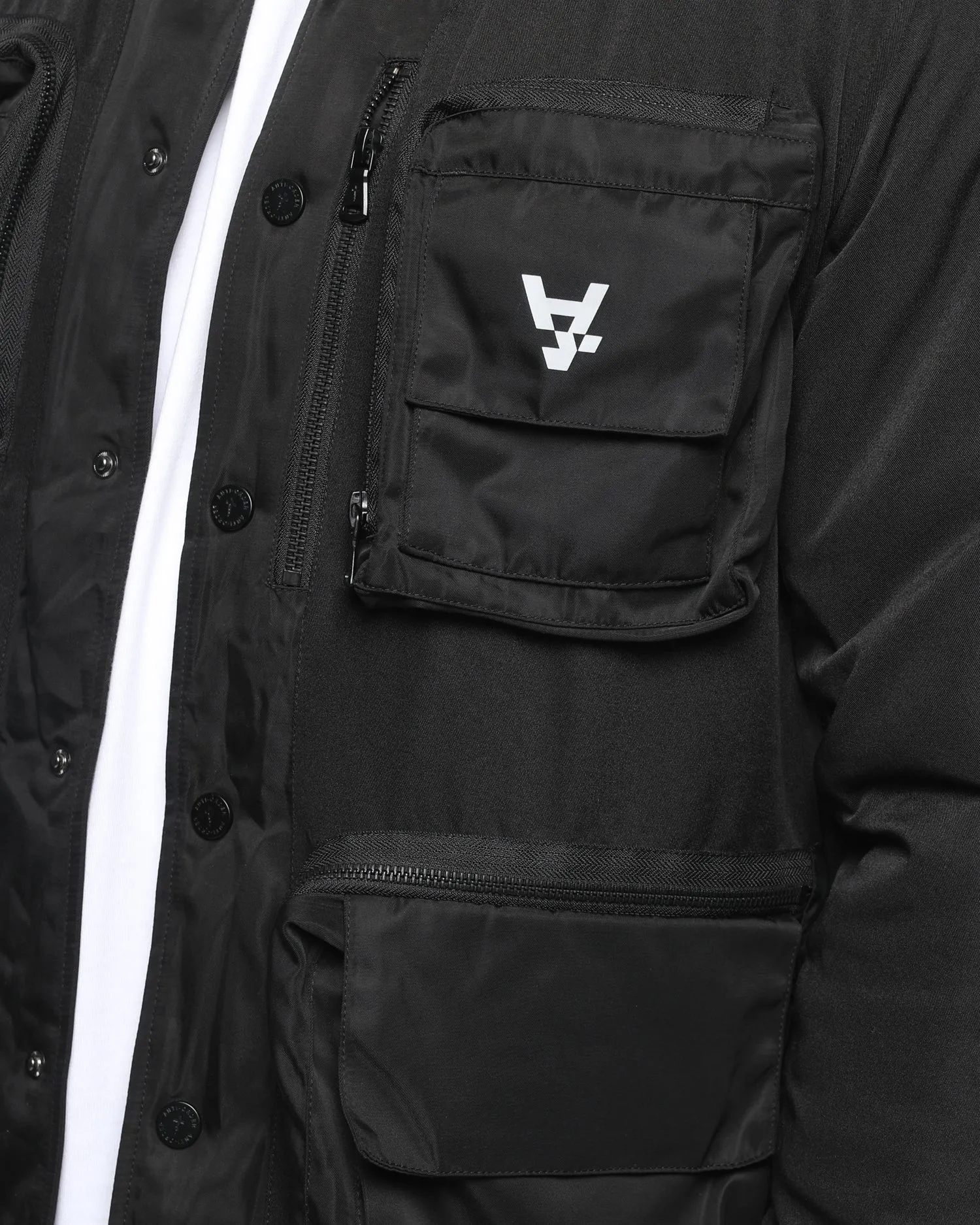 The Anti Order Non-Military Bomber Jacket Black/3M