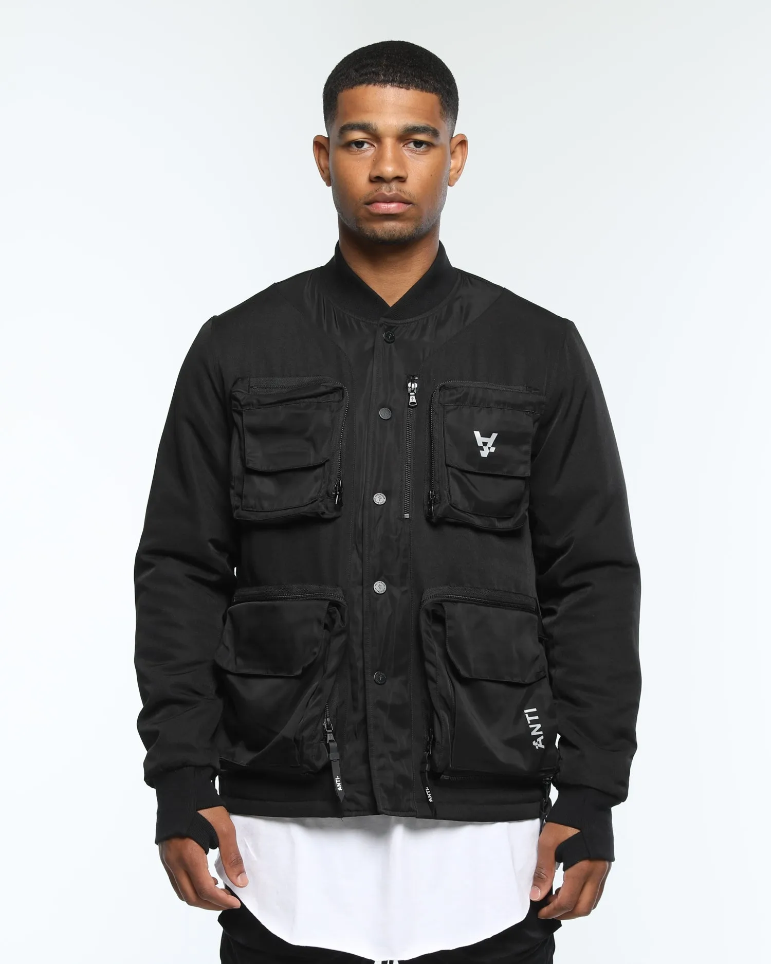 The Anti Order Non-Military Bomber Jacket Black/3M