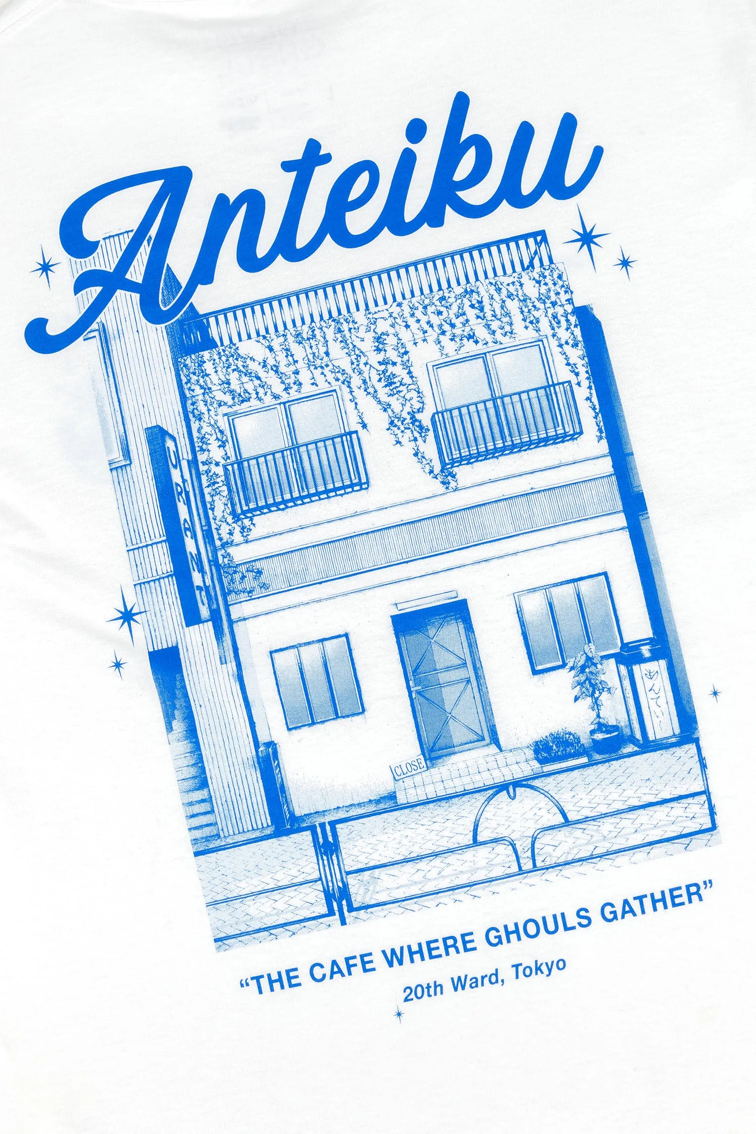 Tokyo Ghoul Cafe Where Ghouls Gather Tee - White