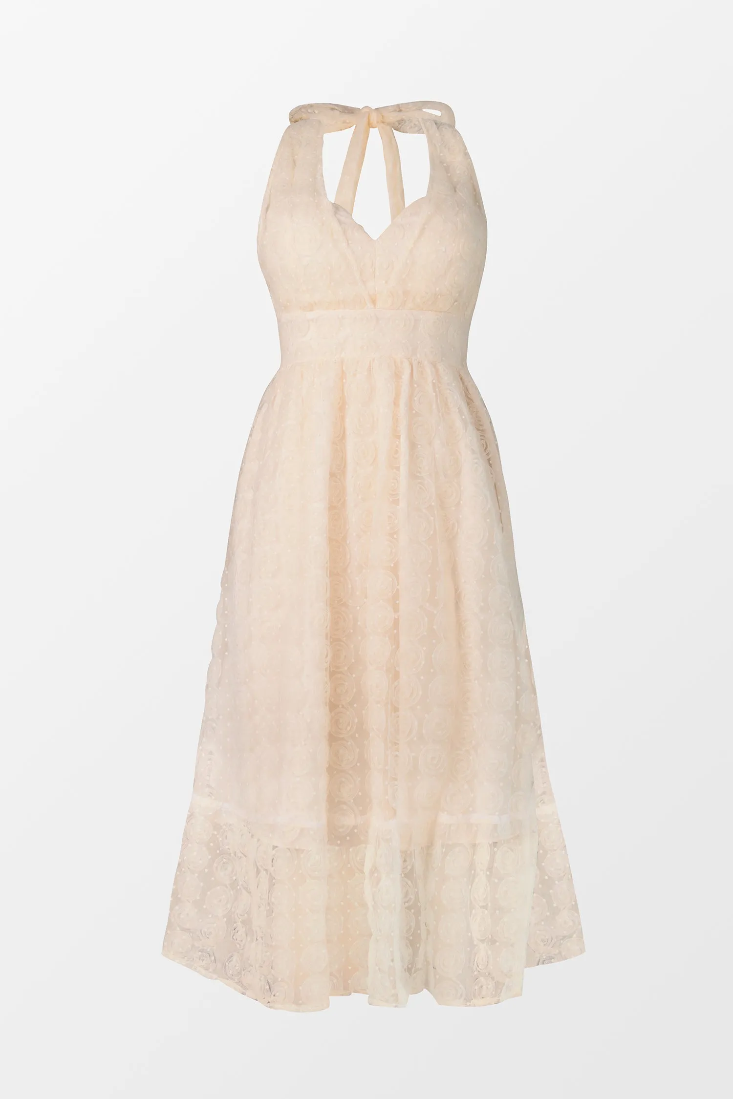 X Madison Yours Forever Rose Halter Dress