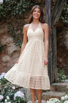 X Madison Yours Forever Rose Halter Dress