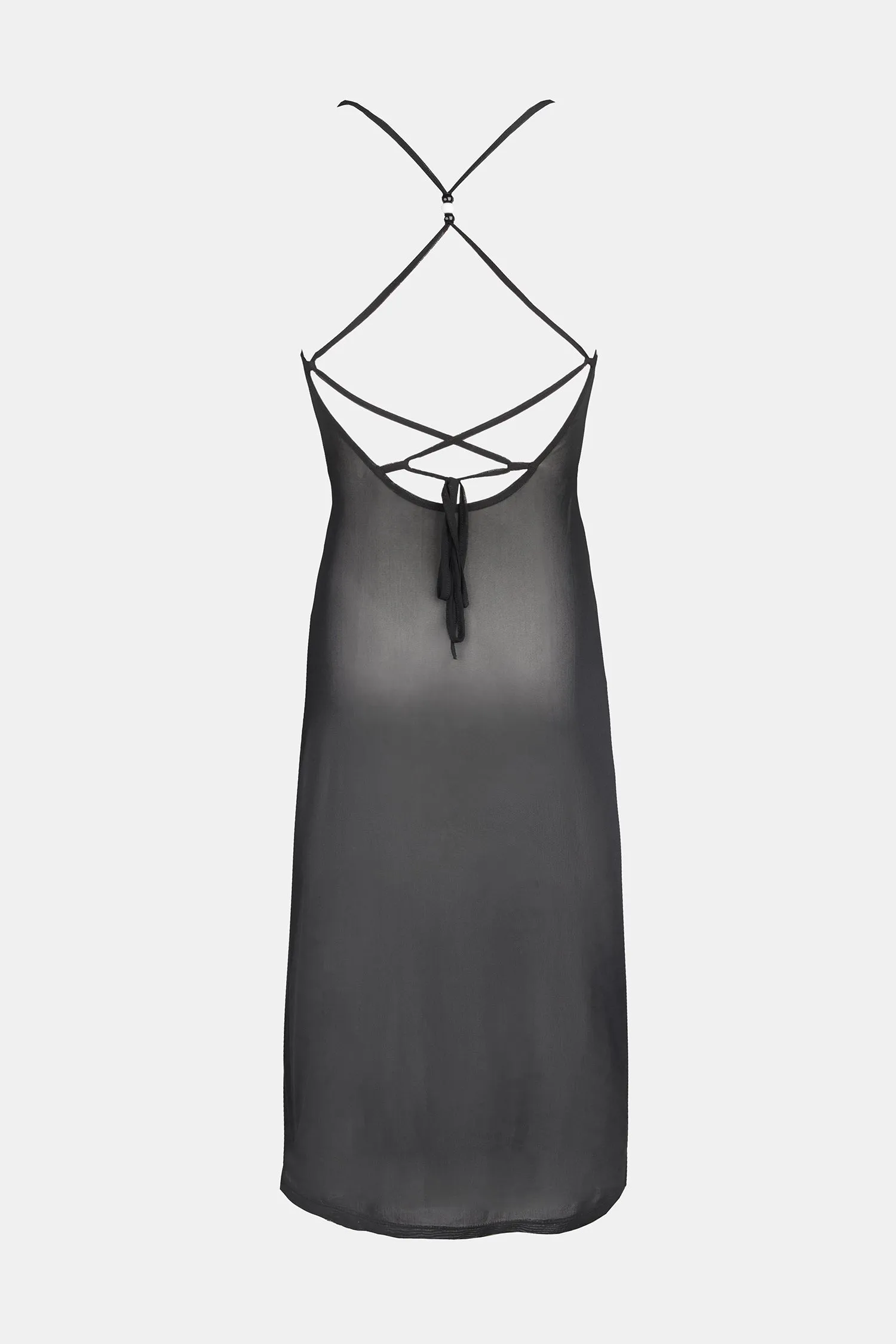 X STASSIE Paradise Cross Back Cover-Up Dress