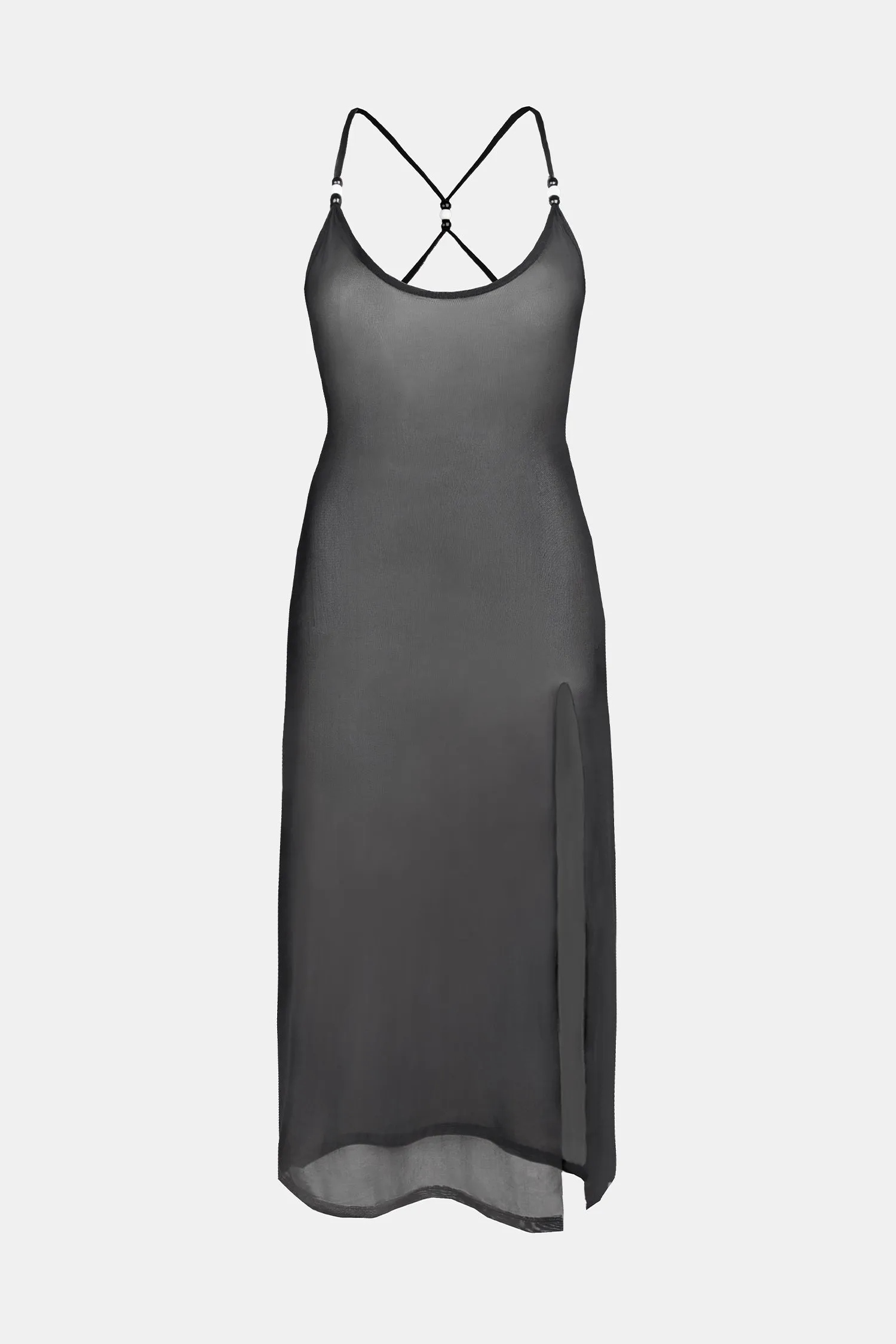 X STASSIE Paradise Cross Back Cover-Up Dress