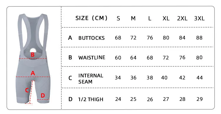 YKYW 2024 Men’s Cycling Bib Shorts Elastic Interface Paris 7H 3D Coolmax Padded Rhino Gray